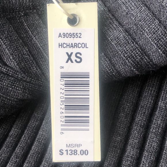 Max Studio Mock Turtle Neck Ribbed  Top Portion Sweater Dress Size XS NWT - Picture 7 of 11